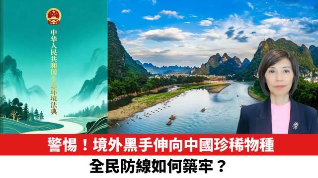 警惕！境外黑手伸向中國珍稀物種，全民防線如何築牢？