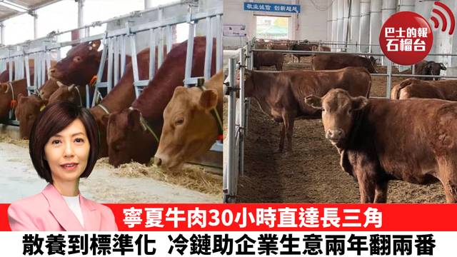 李彤「十分鐘看中國」寧夏牛肉30小時直達長三角，散養到標準化，冷鏈助企業生意兩年翻兩番。  26年10月1日